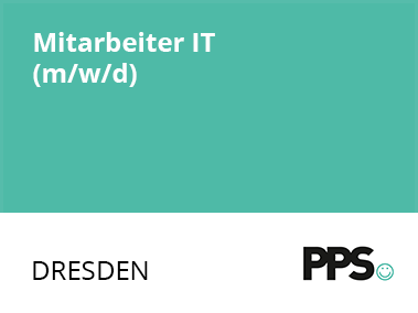 Mitarbeiter IT (m/w/d)