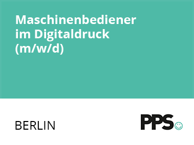 Maschinenbediener im Digitaldruck (m/w/d)