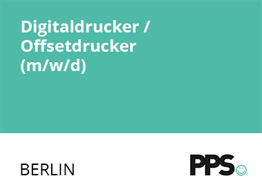 Digitaldrucker / Offsetdrucker (m/w/d)