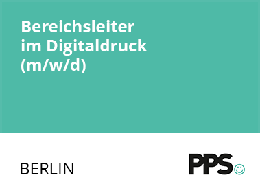 Bereichsleiter im Digitaldruck (m/w/d)