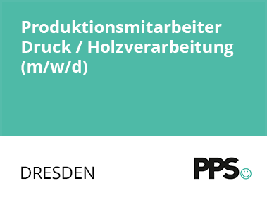 Produktionsmitarbeiter Druck / Holzverarbeitung (m/w/d)