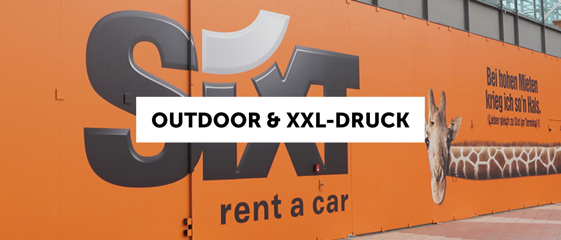 SIXT_Fassadenbanner
